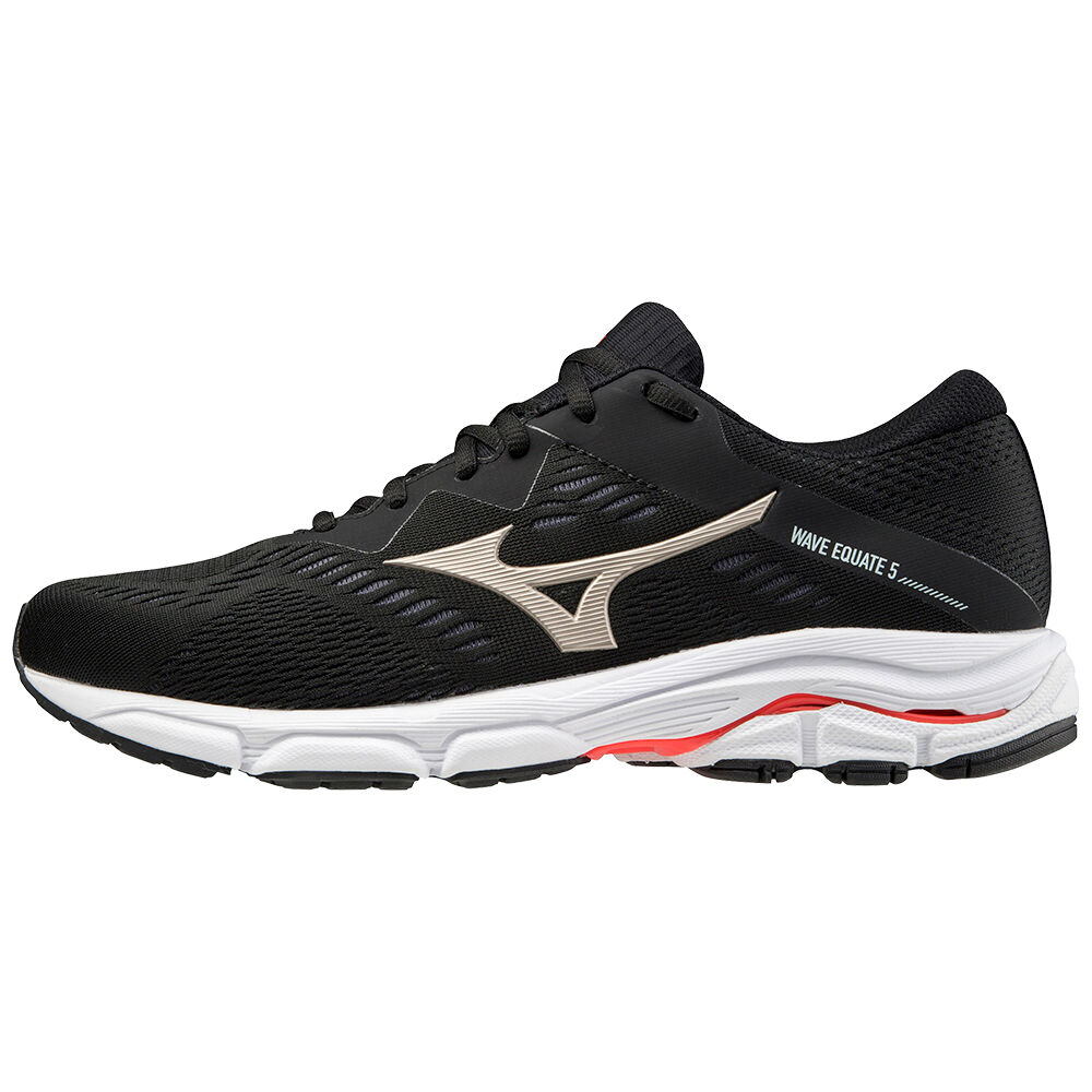 Mizuno Men's Wave Equate 5 Running Shoes Black/Gold/Red (J1GC214842-AGR)